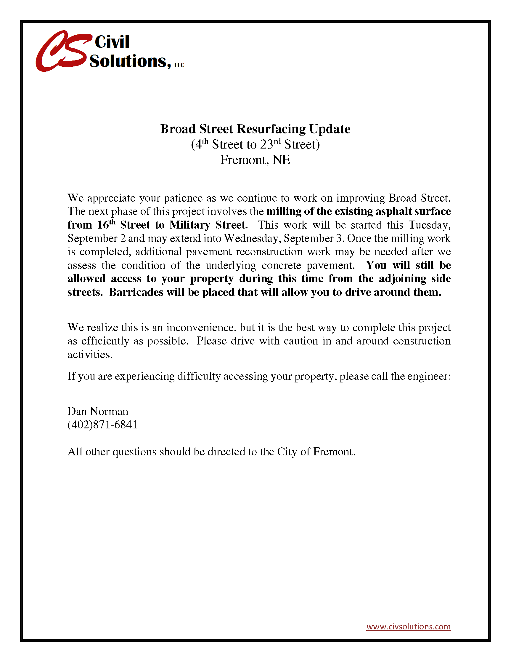 Property Notification