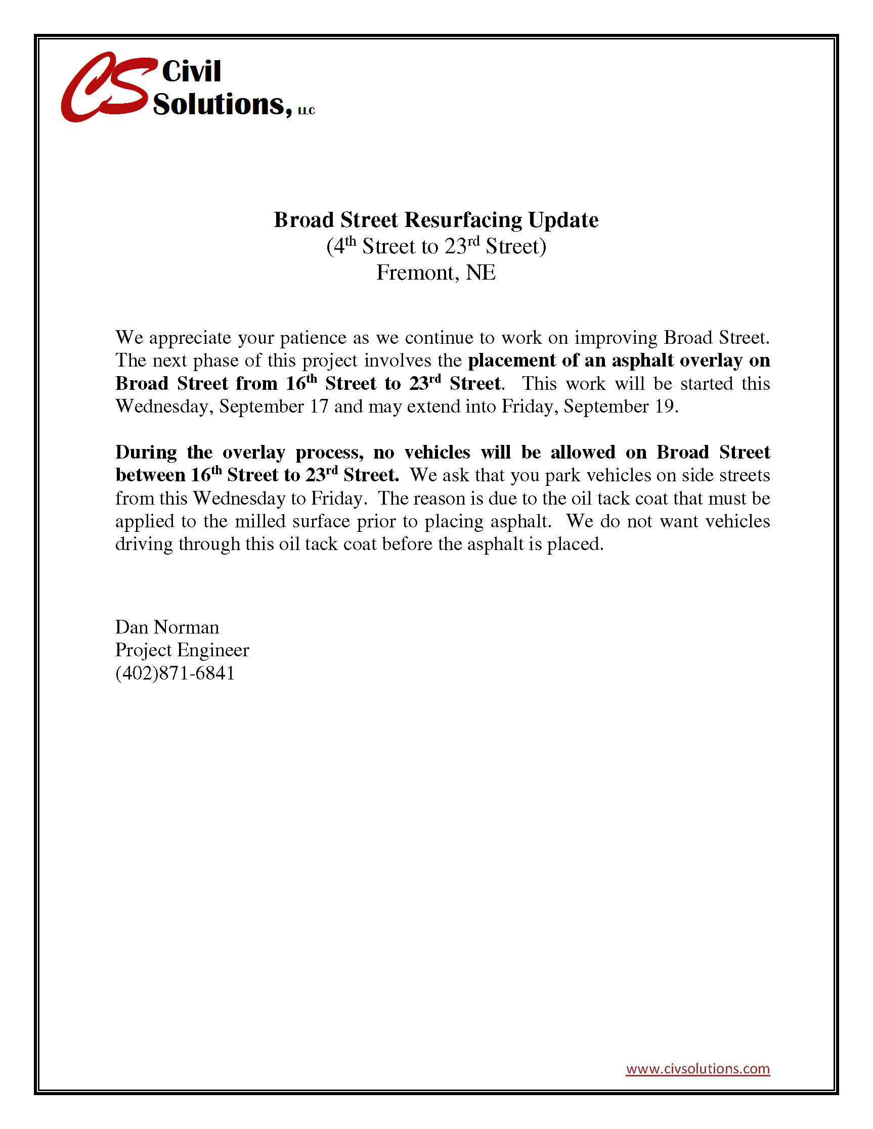 Property Notification