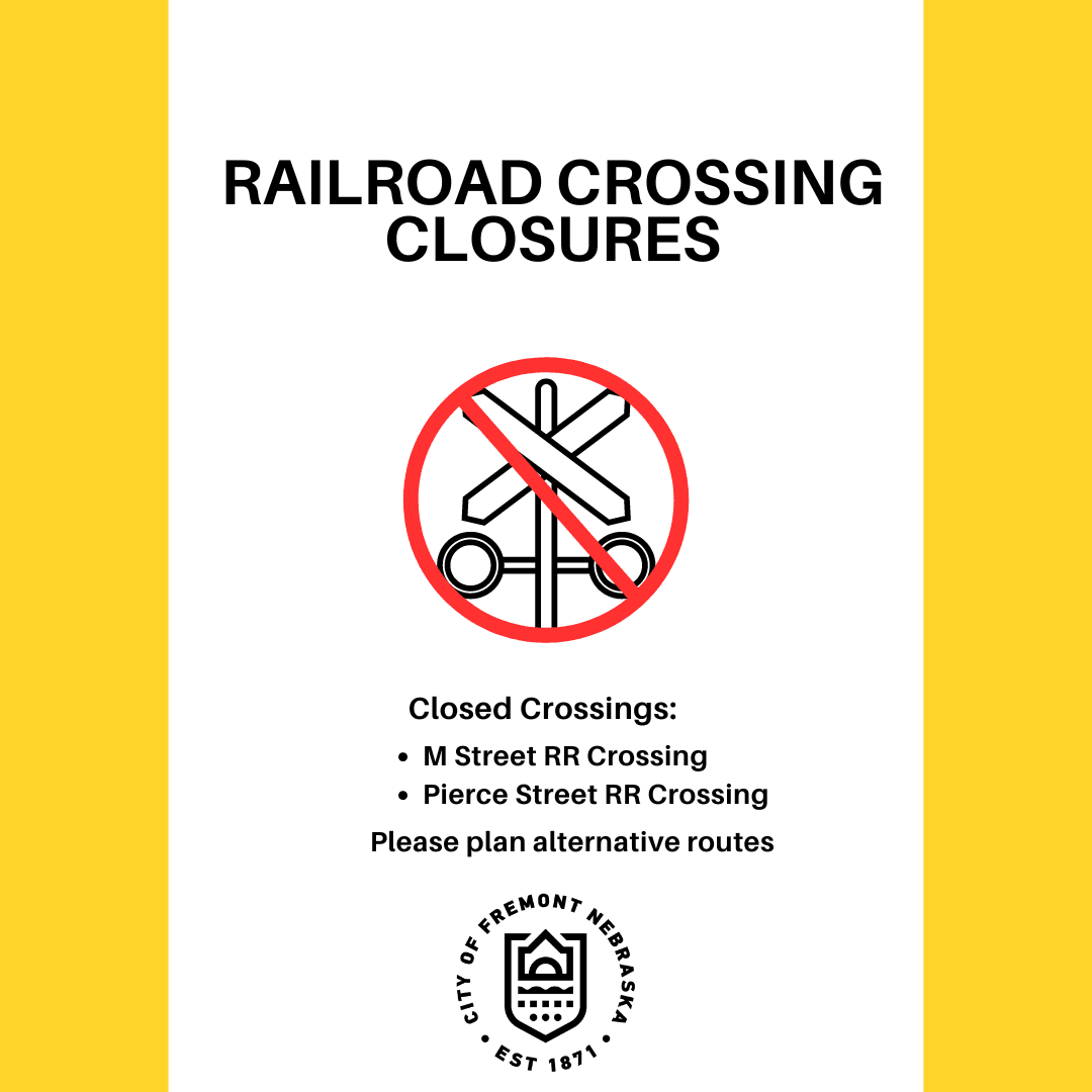 Railroad crossing closure 8.3.24