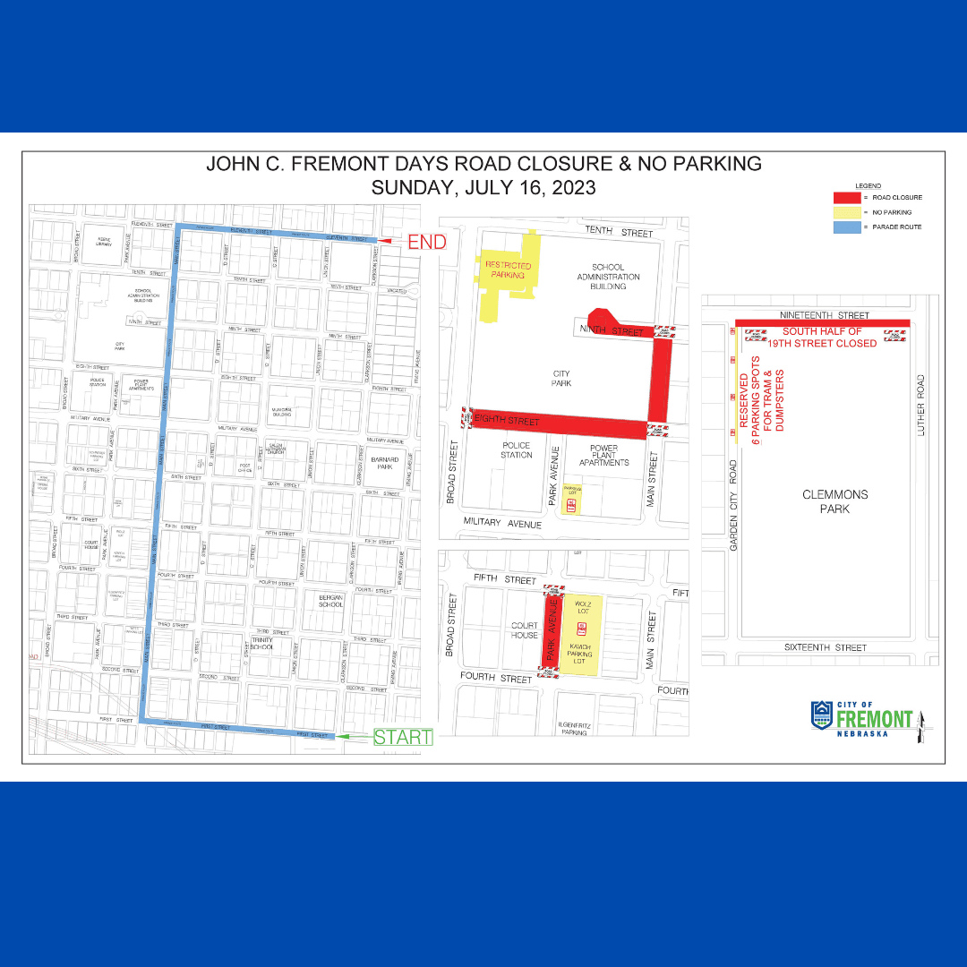 JCF Days Street Closures Sun